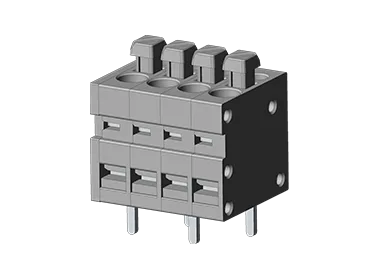 HX3.5 Interlace contact Vertical 90D Wire inlet
