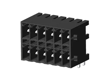 KE3.81 Right angle W/latch holder THR type