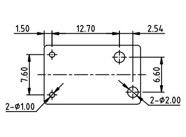PCB佈局(底視圖)