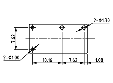PCB佈局(底視圖)