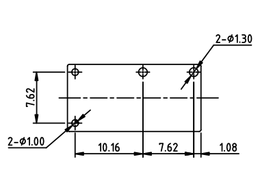 PCB佈局(底視圖)