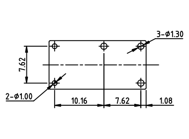 PCB佈局(底視圖)