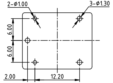 PCB佈局(底視圖)