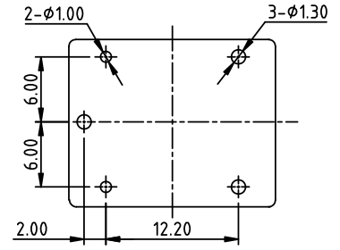 PCB佈局(底視圖)